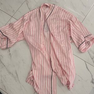 Victoria's Secret Fashion Show Pink & White Striped Cover